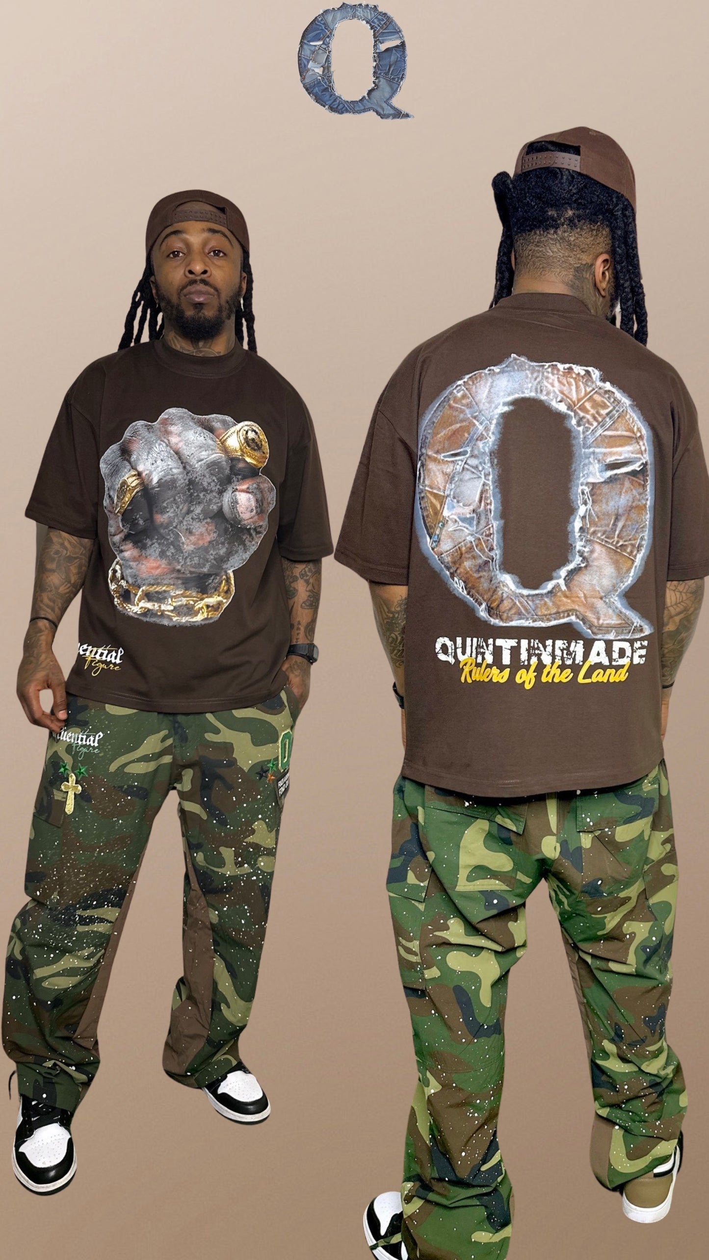 QUINTINMADE “FAFO” Camo Pants